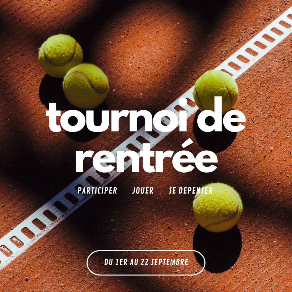 tournoi rentrée